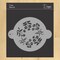 7-Inch Spring Garden Cake Stencil Top | C342 by Designer Stencils | Cake Decorating Tools |